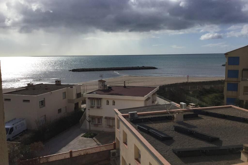 T3 Vue Exceptionnelle Avec Acces Prive A La Plage, Wifi, Clim - Dansnotreappart-Com - Valras-Plage Eksteriør billede